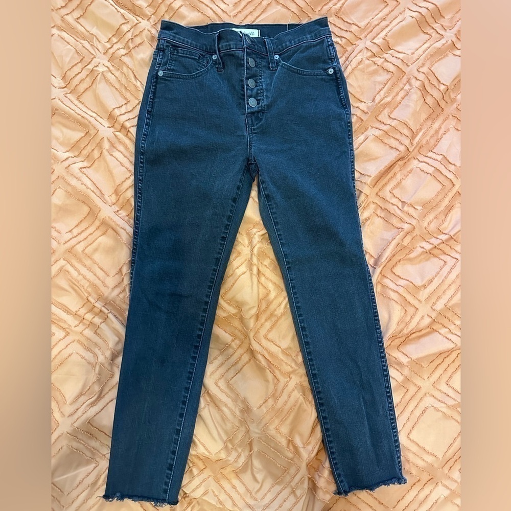Madewell 10” high rise skinny raw hem - Size 27P